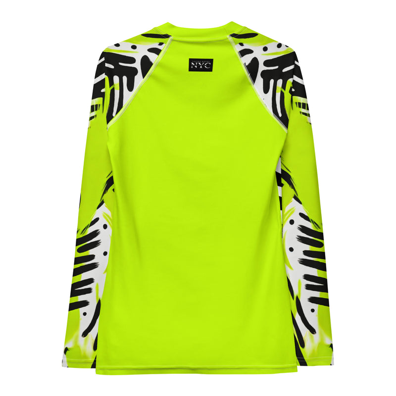 Latina Fashion- Latina Rocks Wild in Green Long Sleeve Women's Shirt