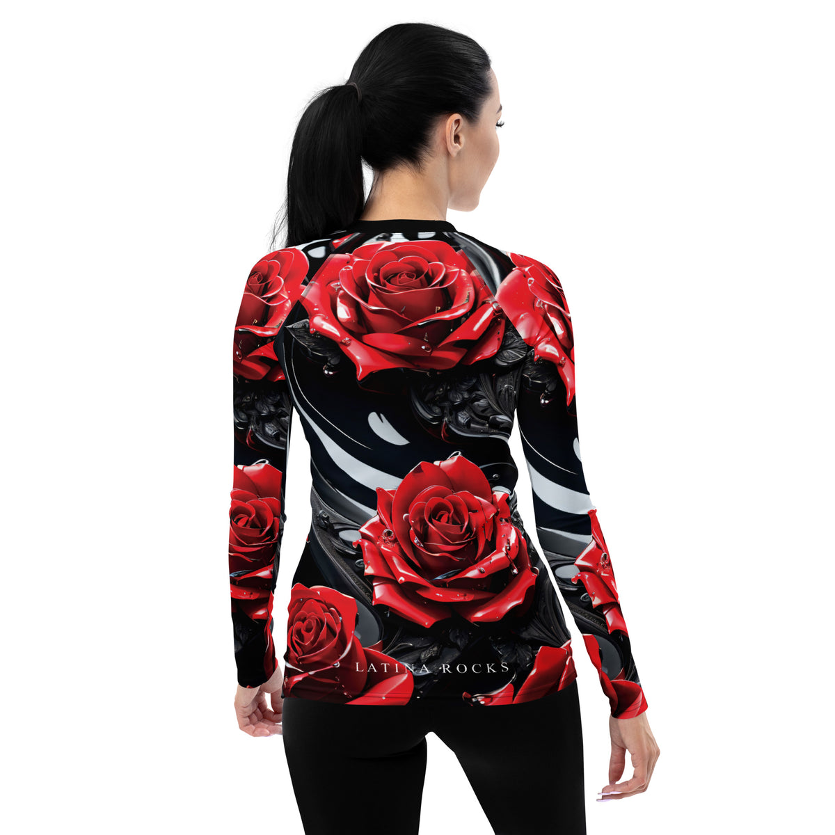 Latina Fashion- Latina Rocks Como La Flor Women's Long Sleeve Shirt