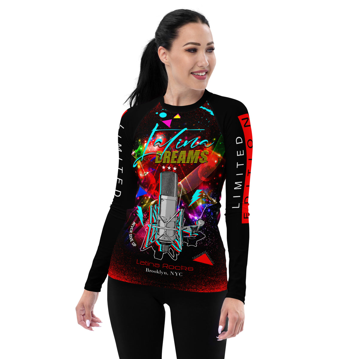 Latina Fashion- Latina Rocks Dreams Long Sleeve Women's Shirt