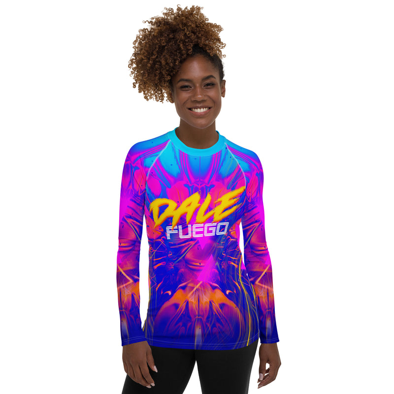 Latina Fashion- Latina Rocks Dale Fuego Women's Long Sleeve Shirt