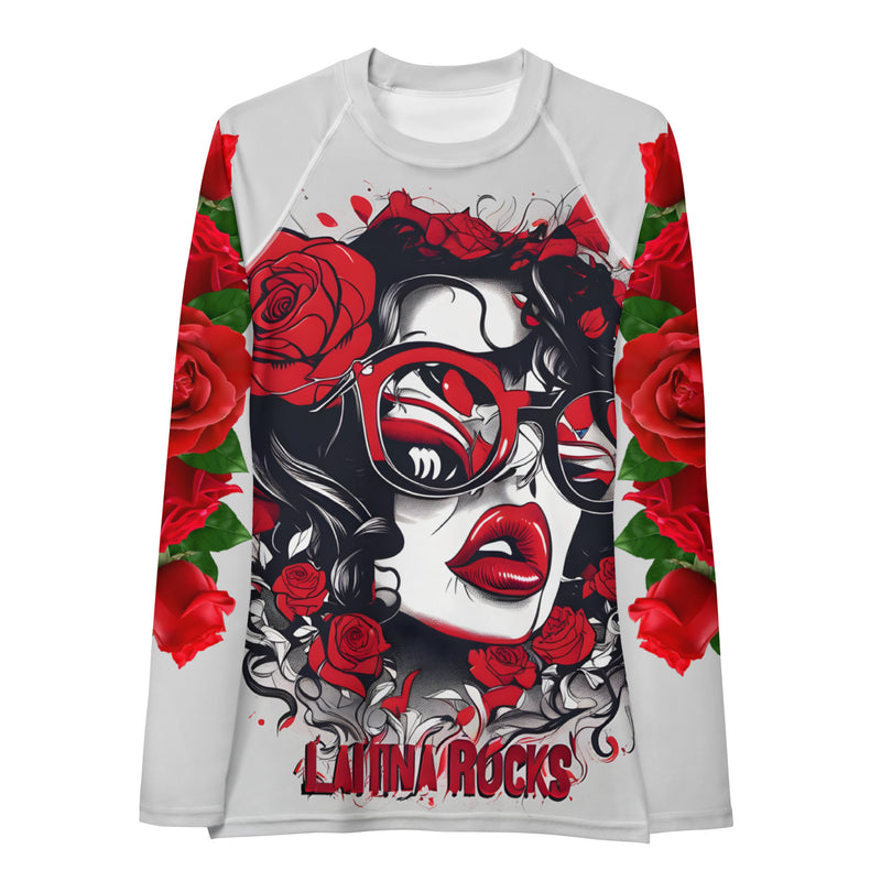 Latina Fashion- Latina Rocks Rosa Linda Women's Long Sleeve Shirt