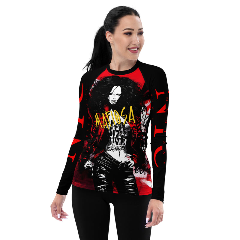 Latina Fashion- Latina Rocks Mafiosa Women's Long Sleeve Shirt