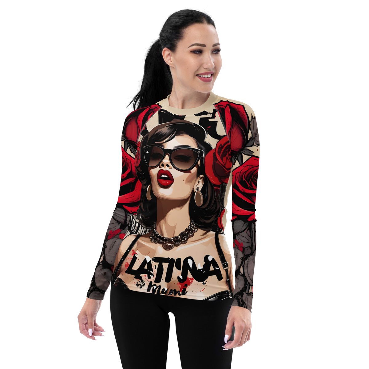 Latina Fashion- Latina Rocks Latina Mami Women's Long Sleeve Shirt