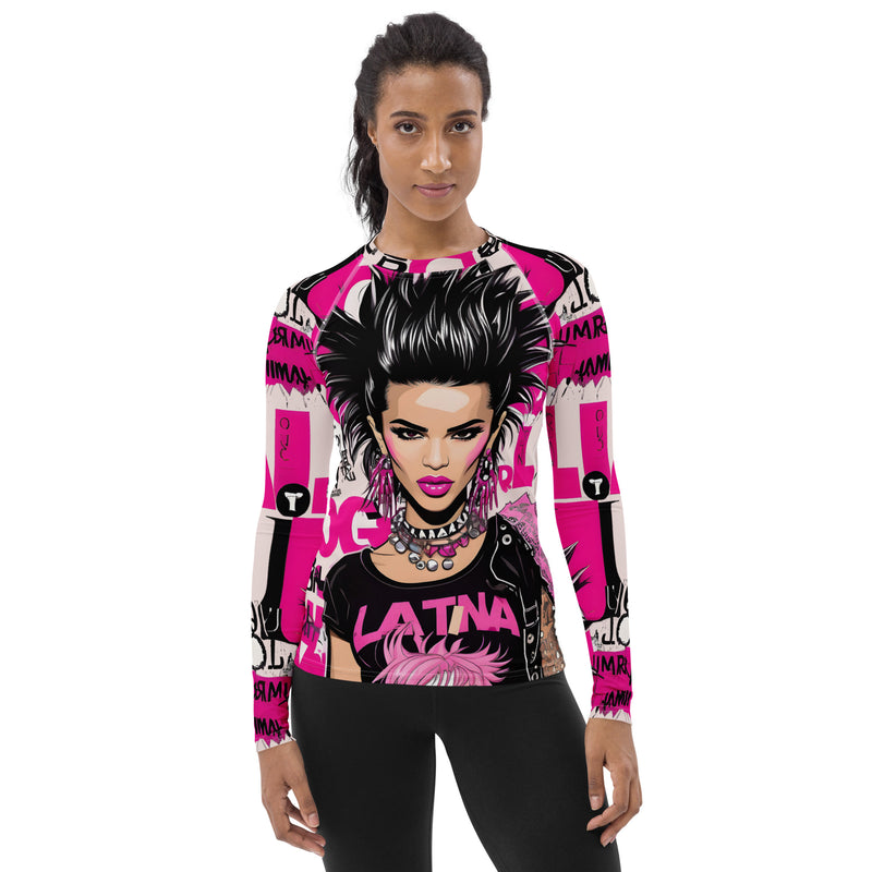 Latina Fashion- Latina Rocker Women's Long Sleeve Shirt