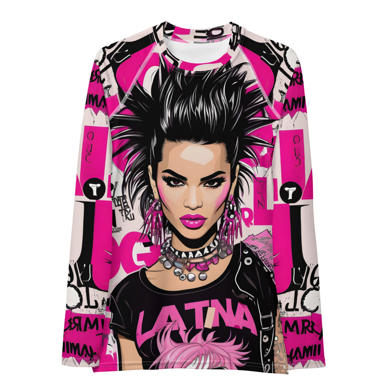 Latina Fashion- Latina Rocker Women's Long Sleeve Shirt