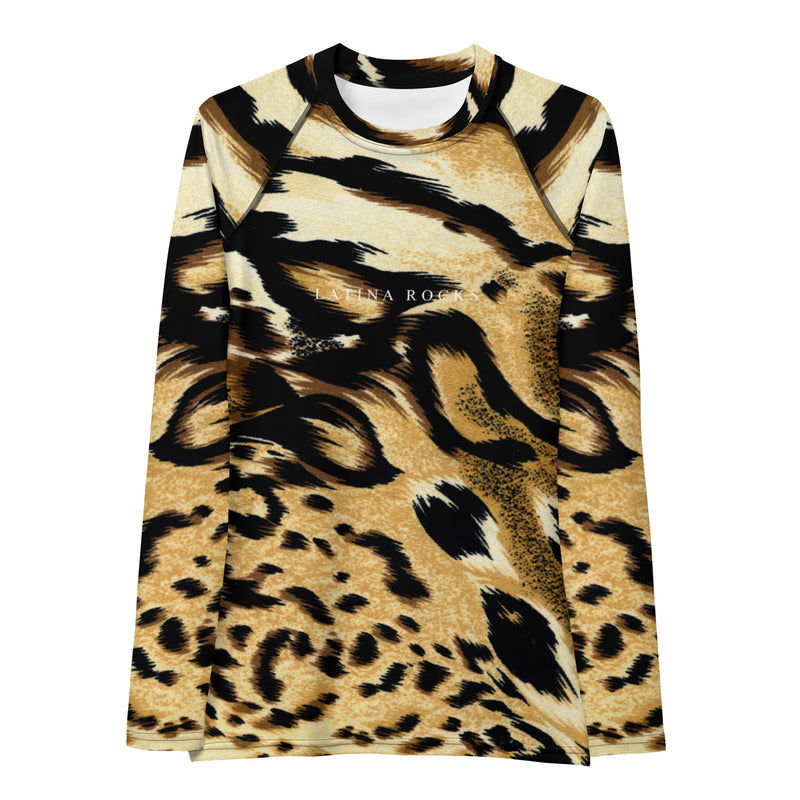 Latina Rocks Fashion Animal Print Women's Long Sleeve