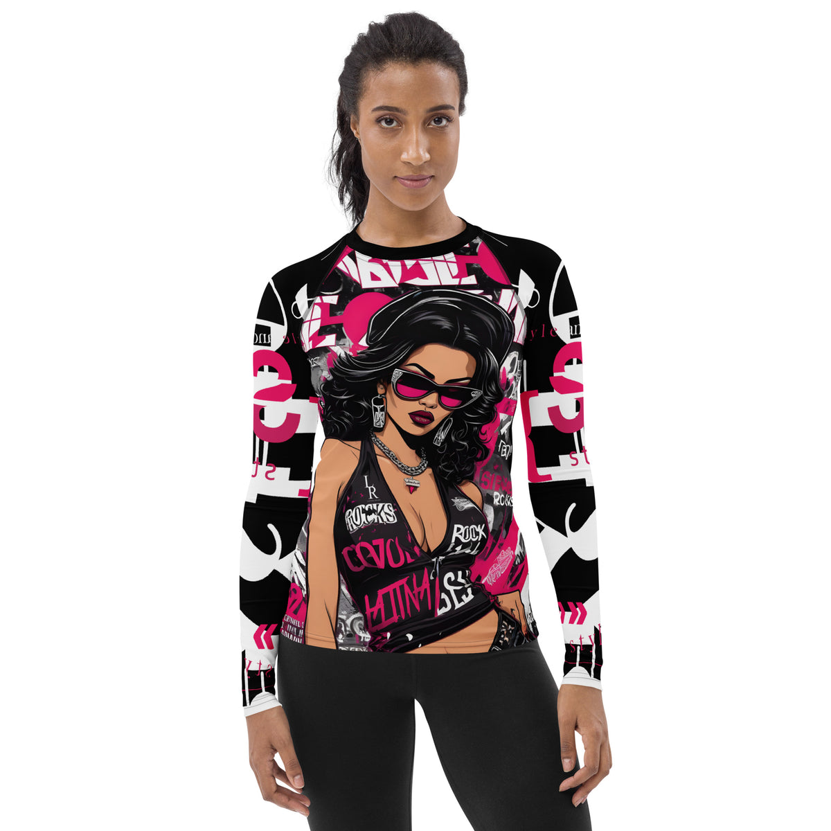 Latina Fashion- Latina Rocks L Diva Women's Long Sleeve Shirt