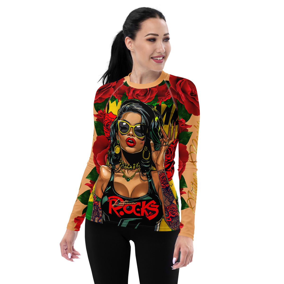 Latina Fashion- Latina Rocks Soy Latina Women's Long Sleeve Shirt