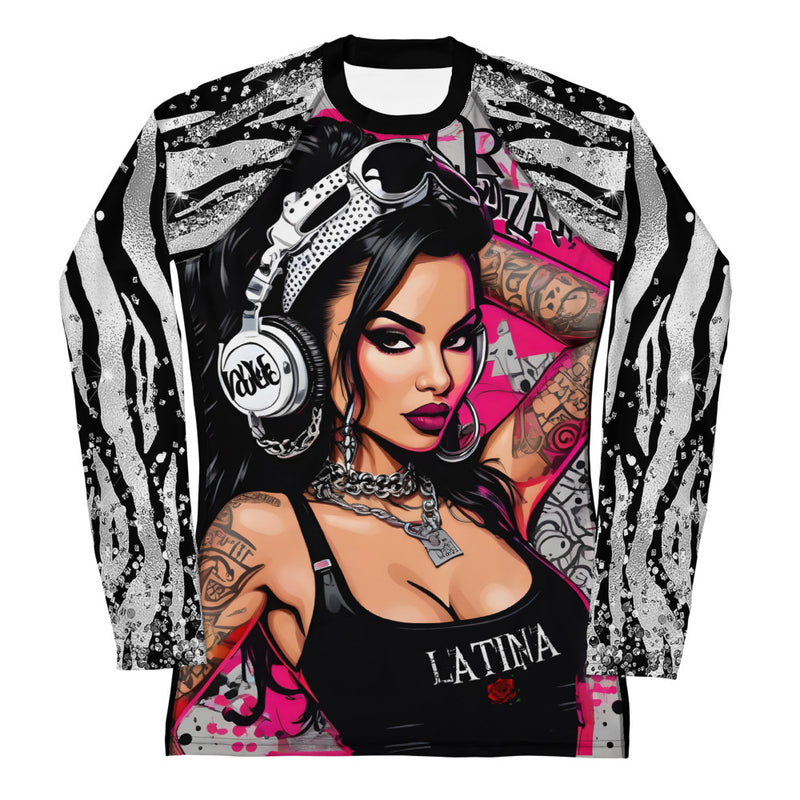 Latina Fashion- Latina Rocks Urban Vibes Women's Long Sleeve Shirt