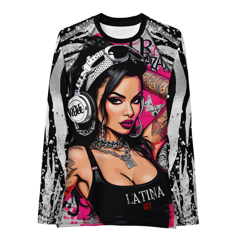 Latina Fashion- Latina Rocks Urban Vibes Women's Long Sleeve Shirt