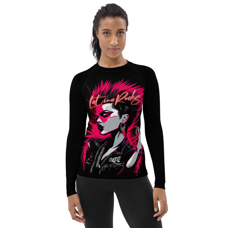 Latina Fashion- Latina Rock Chic Women's Long Sleeve Shirt