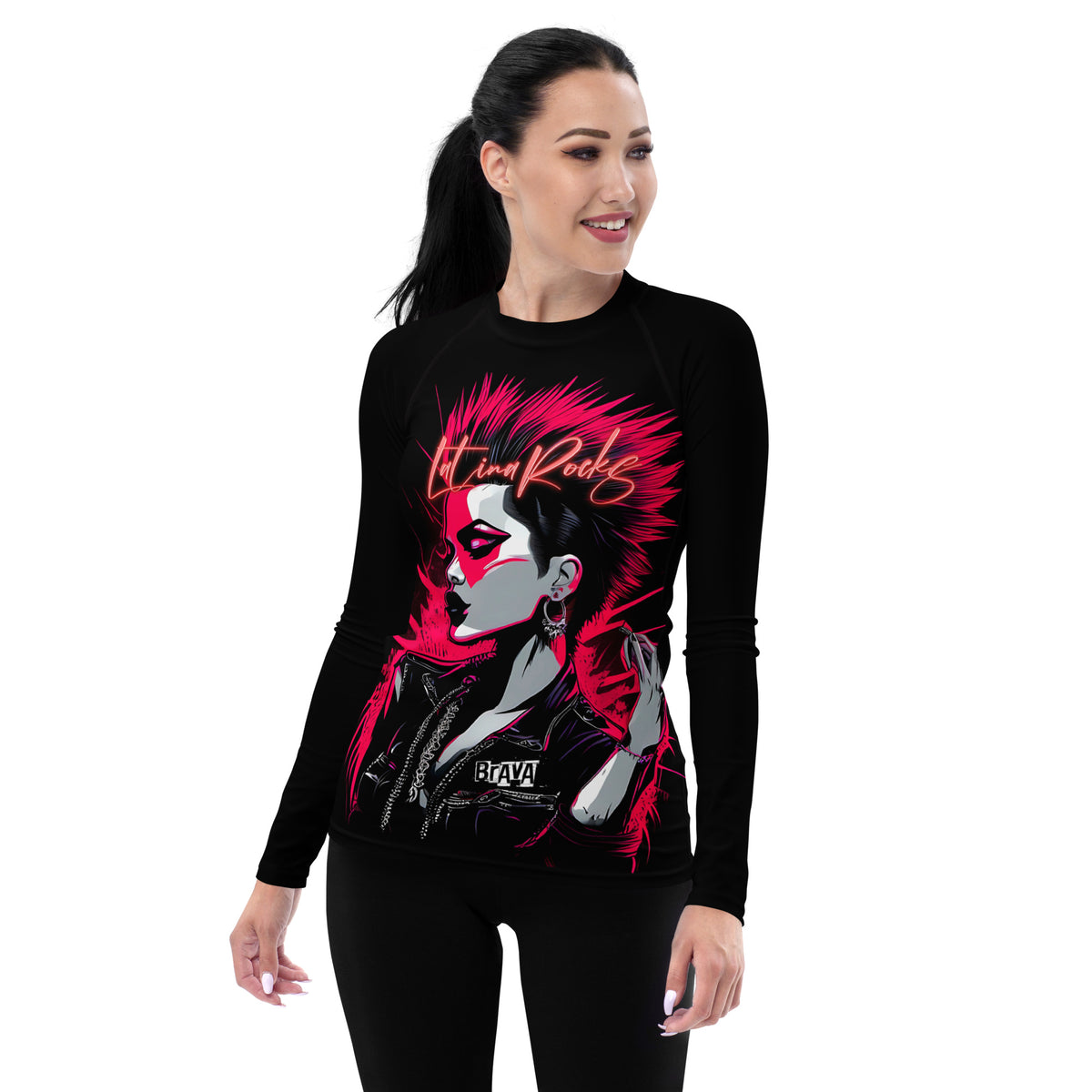 Latina Fashion- Latina Rock Chic Women's Long Sleeve Shirt