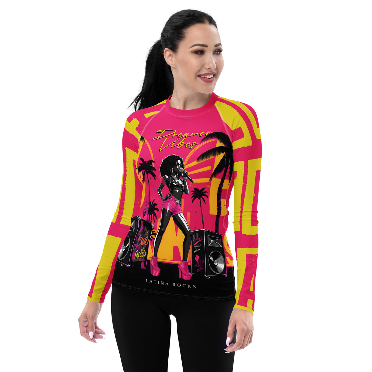 Latina Fashion- Latina Rocks Nunca Sera Basica Women's Long Sleeve Shirt