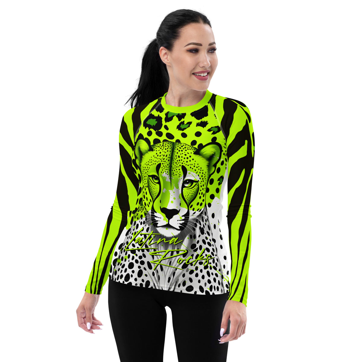 Latina Fashion- Latina Rocks Fierce Women's Long Sleeve Shirt