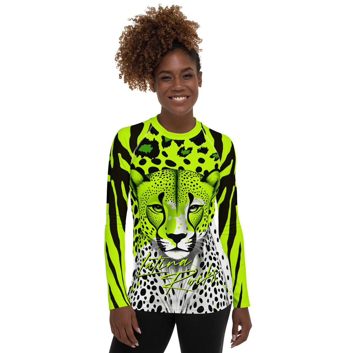 Latina Fashion- Latina Rocks Fierce Women's Long Sleeve Shirt