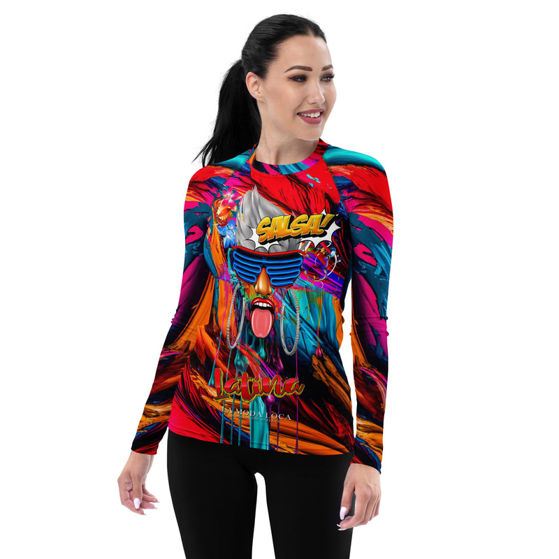 Latina Rocks Salsa Long Sleeve Shirt