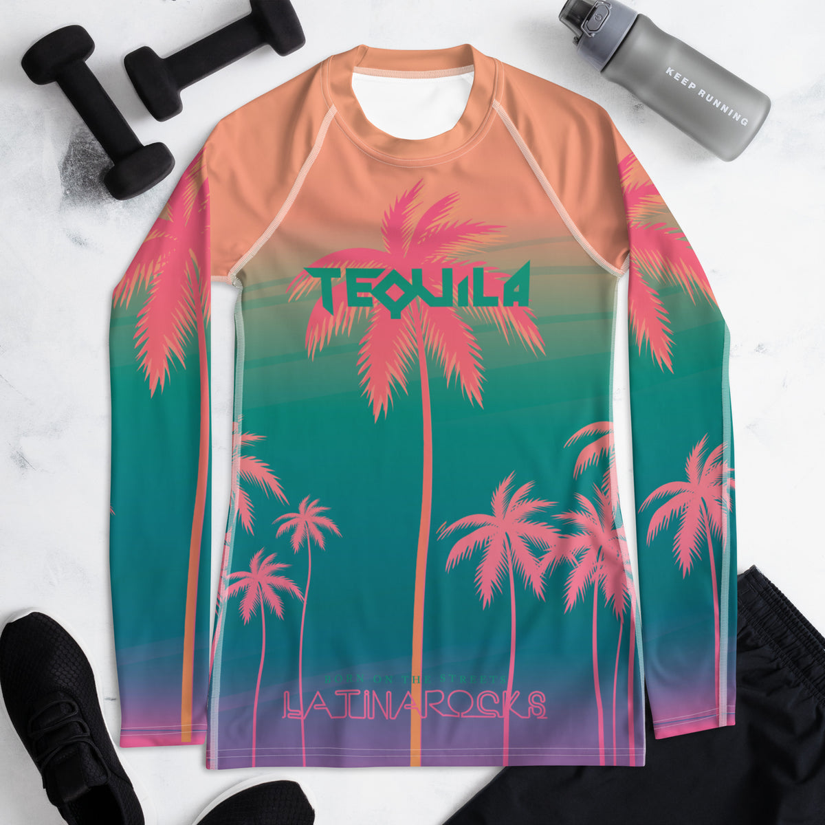 Tequila Palmas Del Mar Women's Longsleeve Shirt