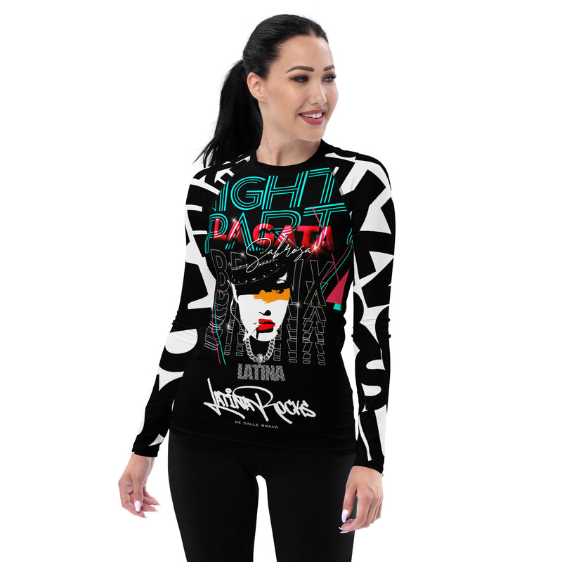 Latina Rocks-La Gata Sabrosa Long Sleeve Shirt