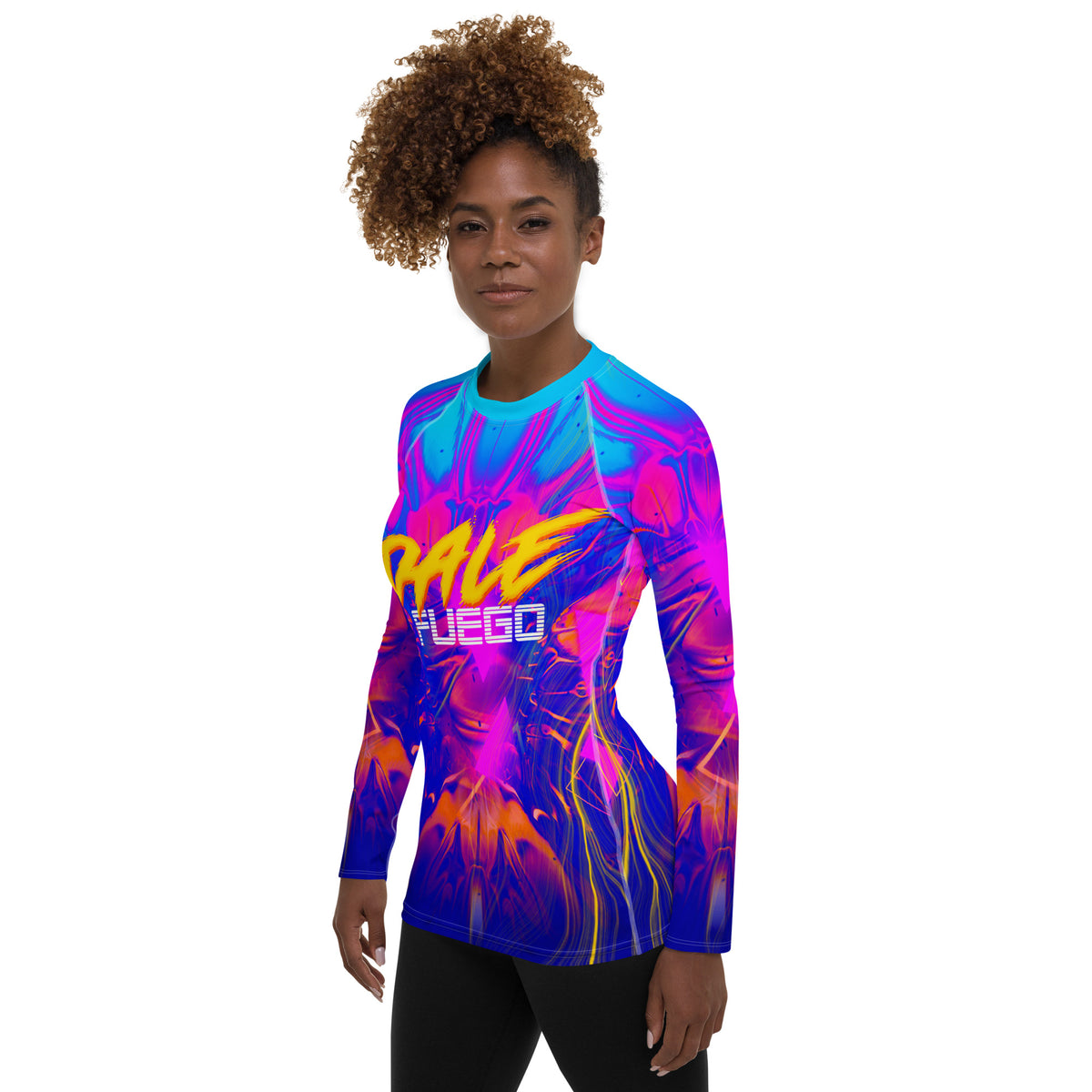 Latina Fashion- Latina Rocks Dale Fuego Women's Long Sleeve Shirt