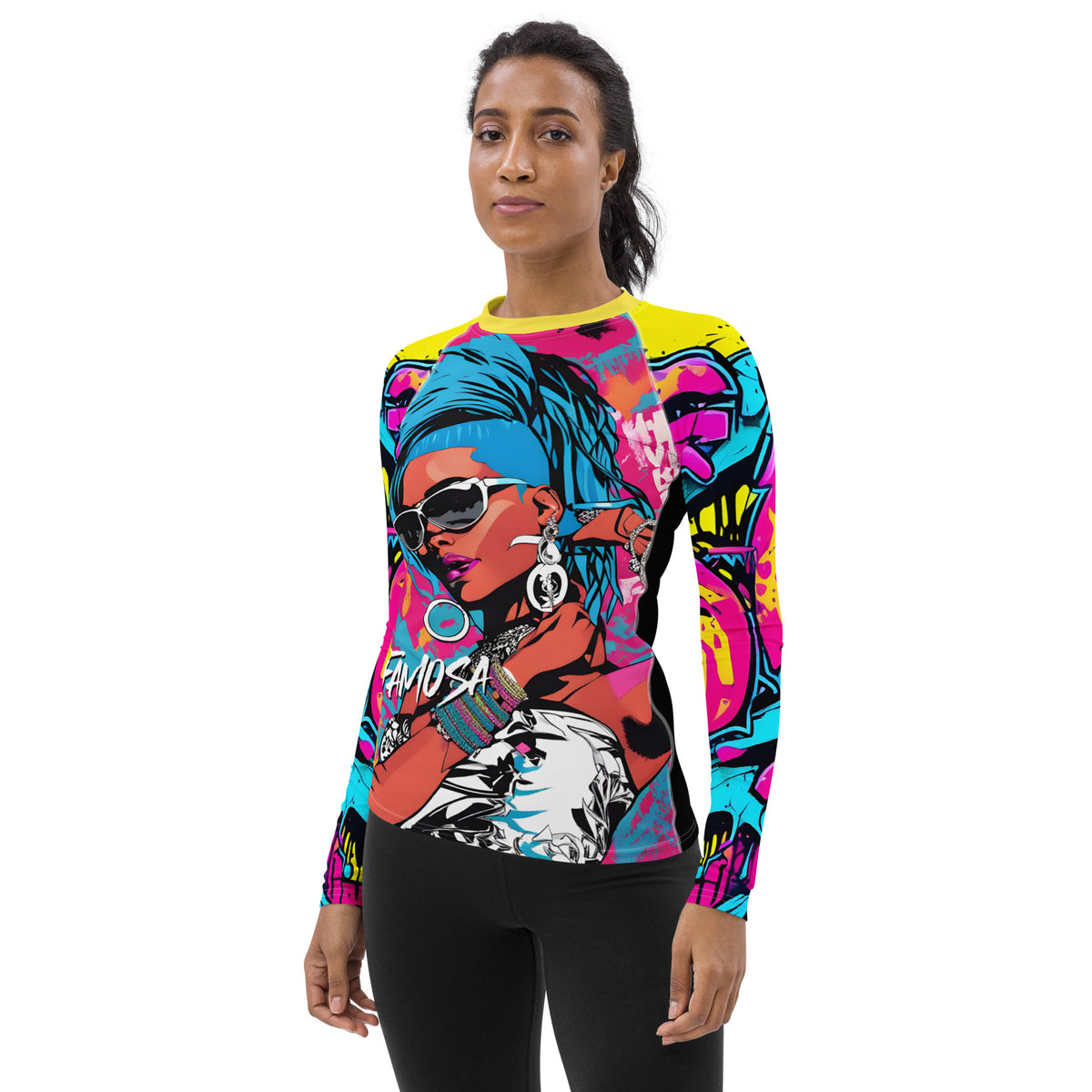 Latina Fashion- Latina Rocks La Famous Mala Women's Long Sleeve Shirt