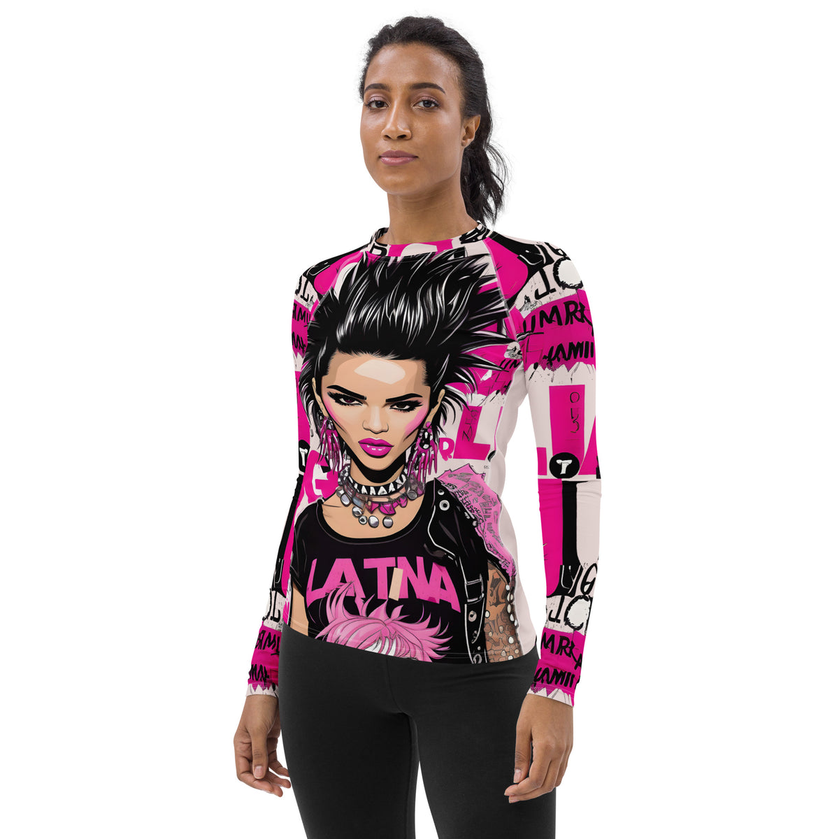 Latina Fashion- Latina Rocker Women's Long Sleeve Shirt