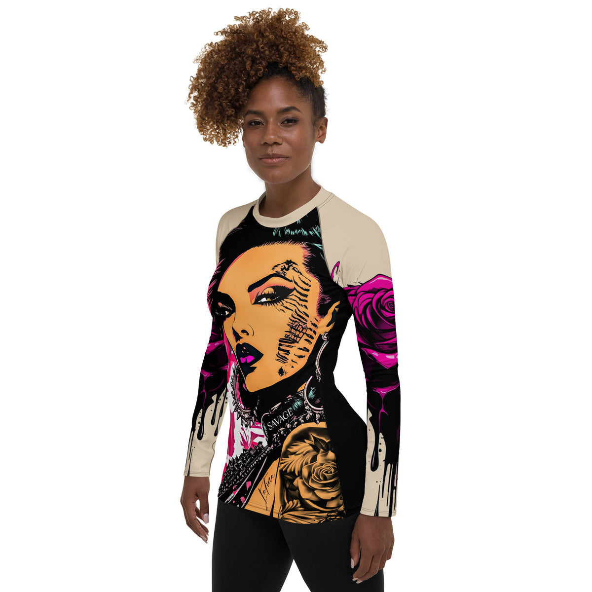 Latina Fashion- Latina Rocks Bad Girl Women's Long Sleeve Shirt