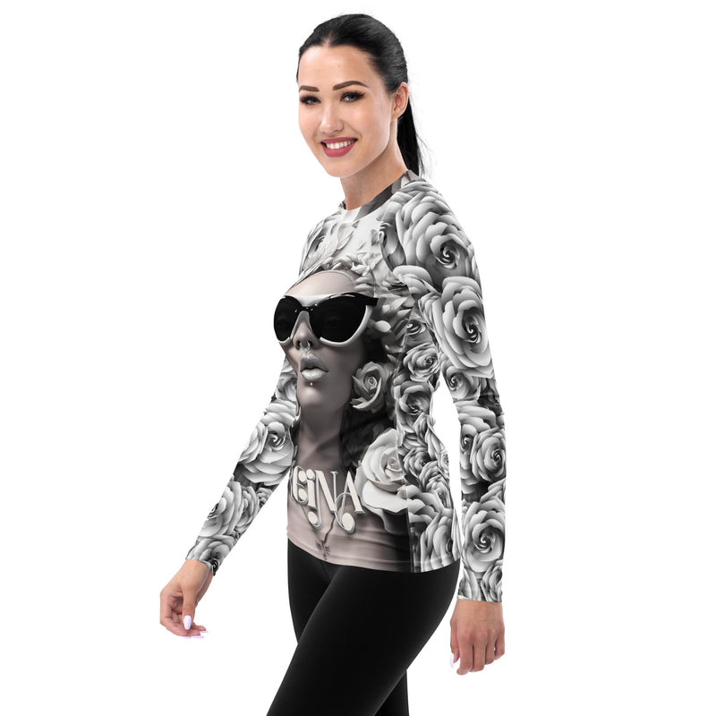 Latina Fashion- Latina Rocks Reina Women's Long Sleeve Shirt