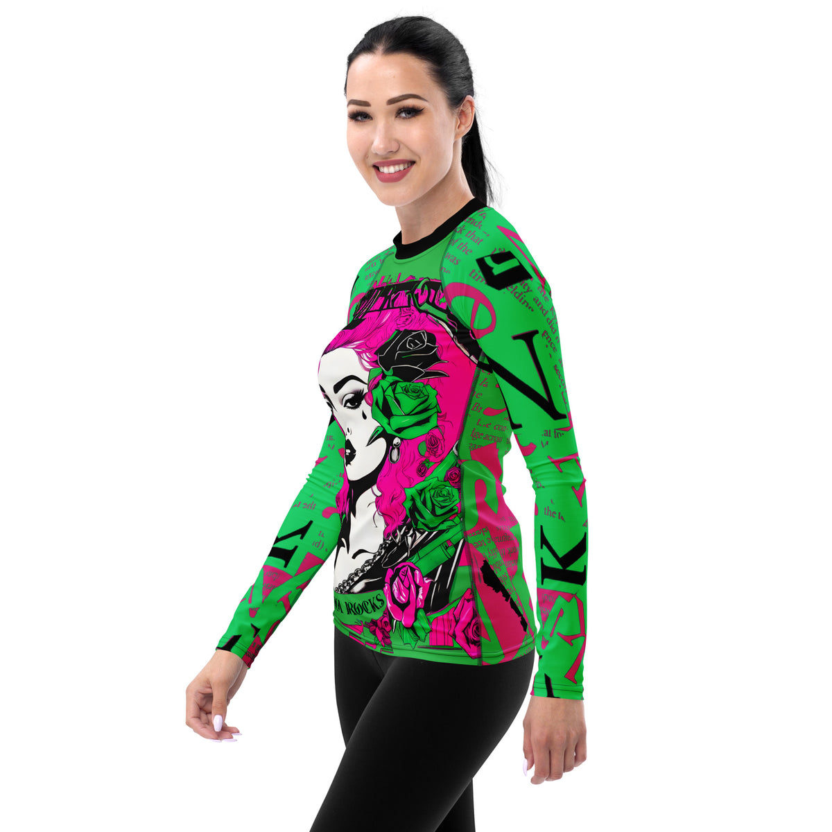 Latina Fashion- Latina Rocks Diosa Urbana Long Sleeve Women's Shirt