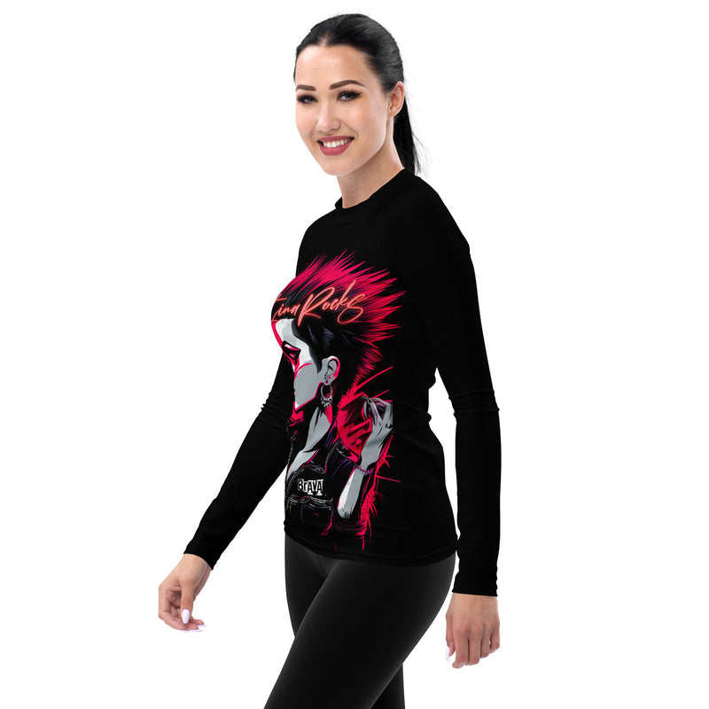 Latina Fashion- Latina Rock Chic Women's Long Sleeve Shirt