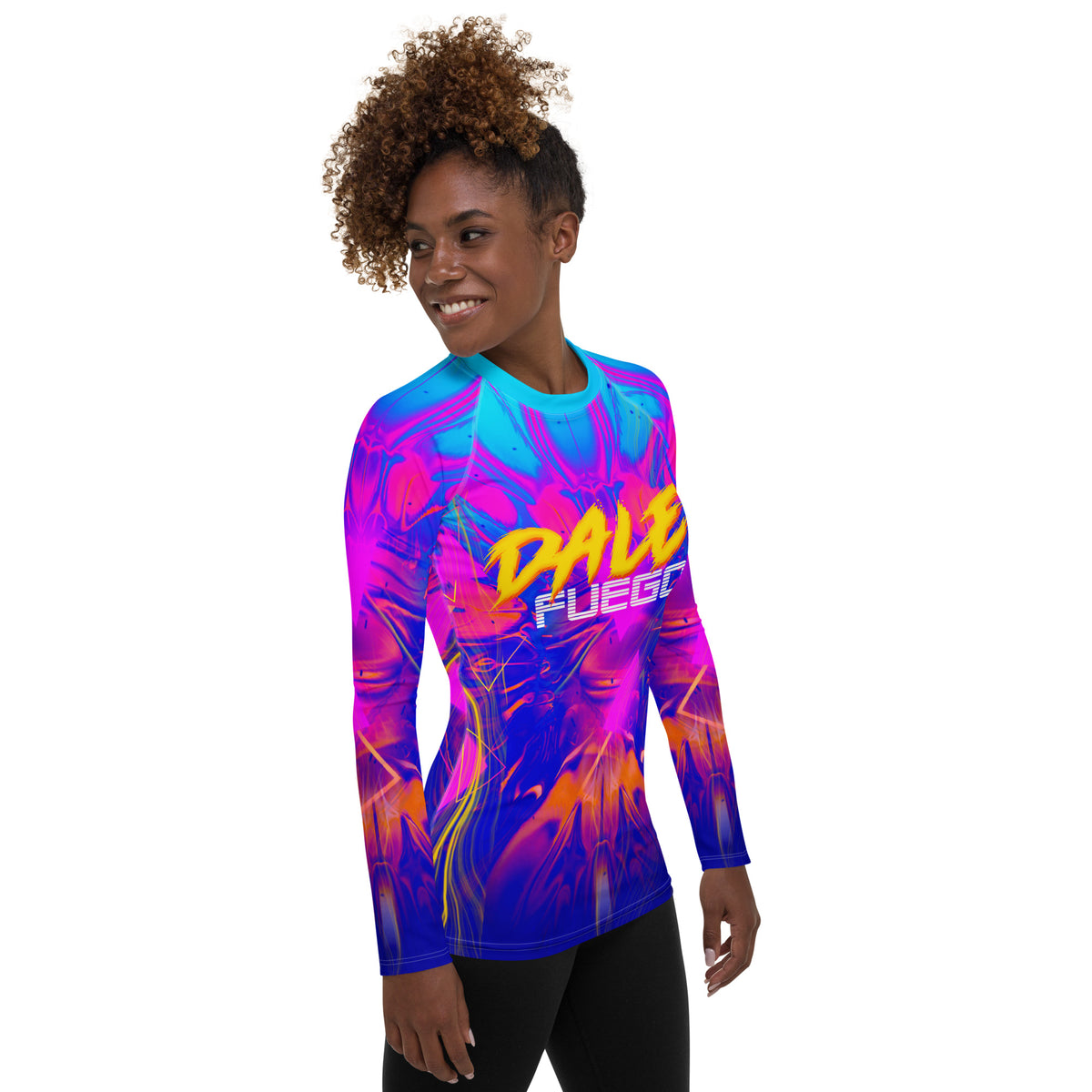 Latina Fashion- Latina Rocks Dale Fuego Women's Long Sleeve Shirt