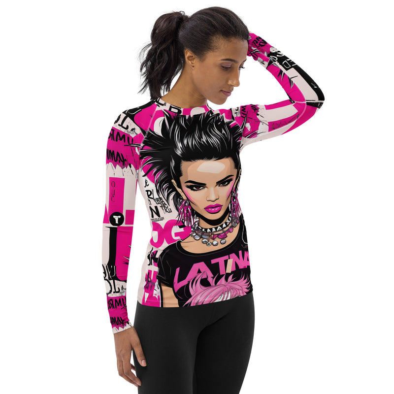 Latina Fashion- Latina Rocker Women's Long Sleeve Shirt