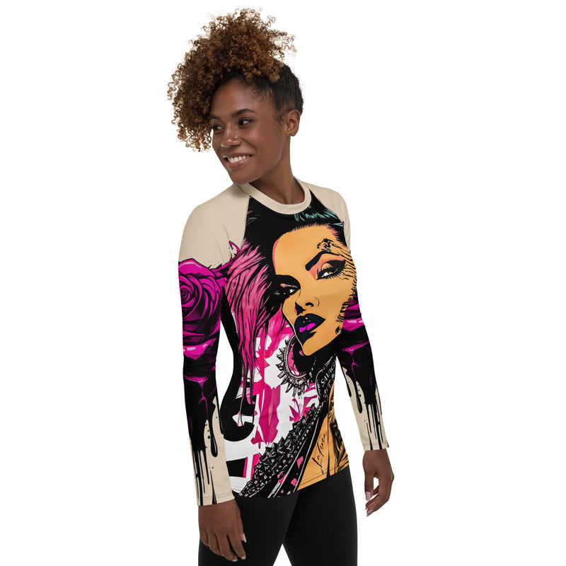 Latina Fashion- Latina Rocks Bad Girl Women's Long Sleeve Shirt