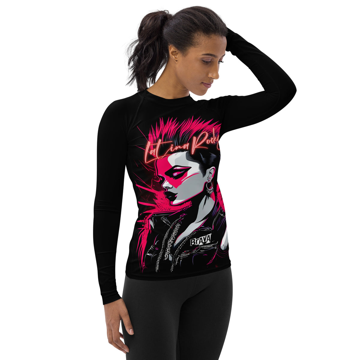 Latina Fashion- Latina Rock Chic Women's Long Sleeve Shirt