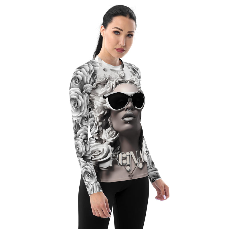 Latina Fashion- Latina Rocks Reina Women's Long Sleeve Shirt