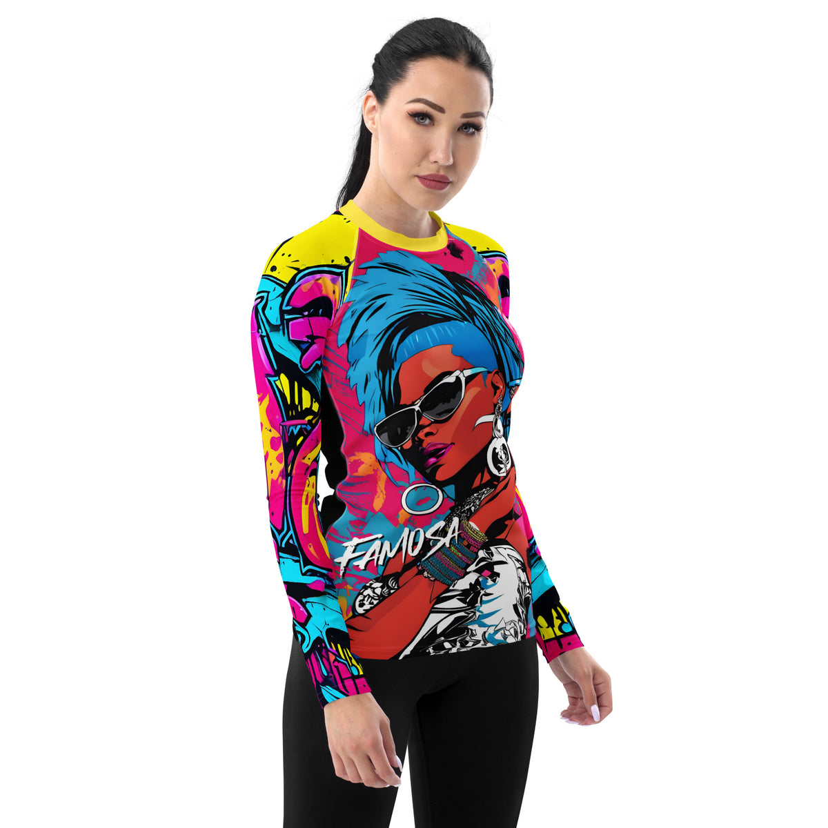 Latina Fashion- Latina Rocks La Famous Mala Women's Long Sleeve Shirt