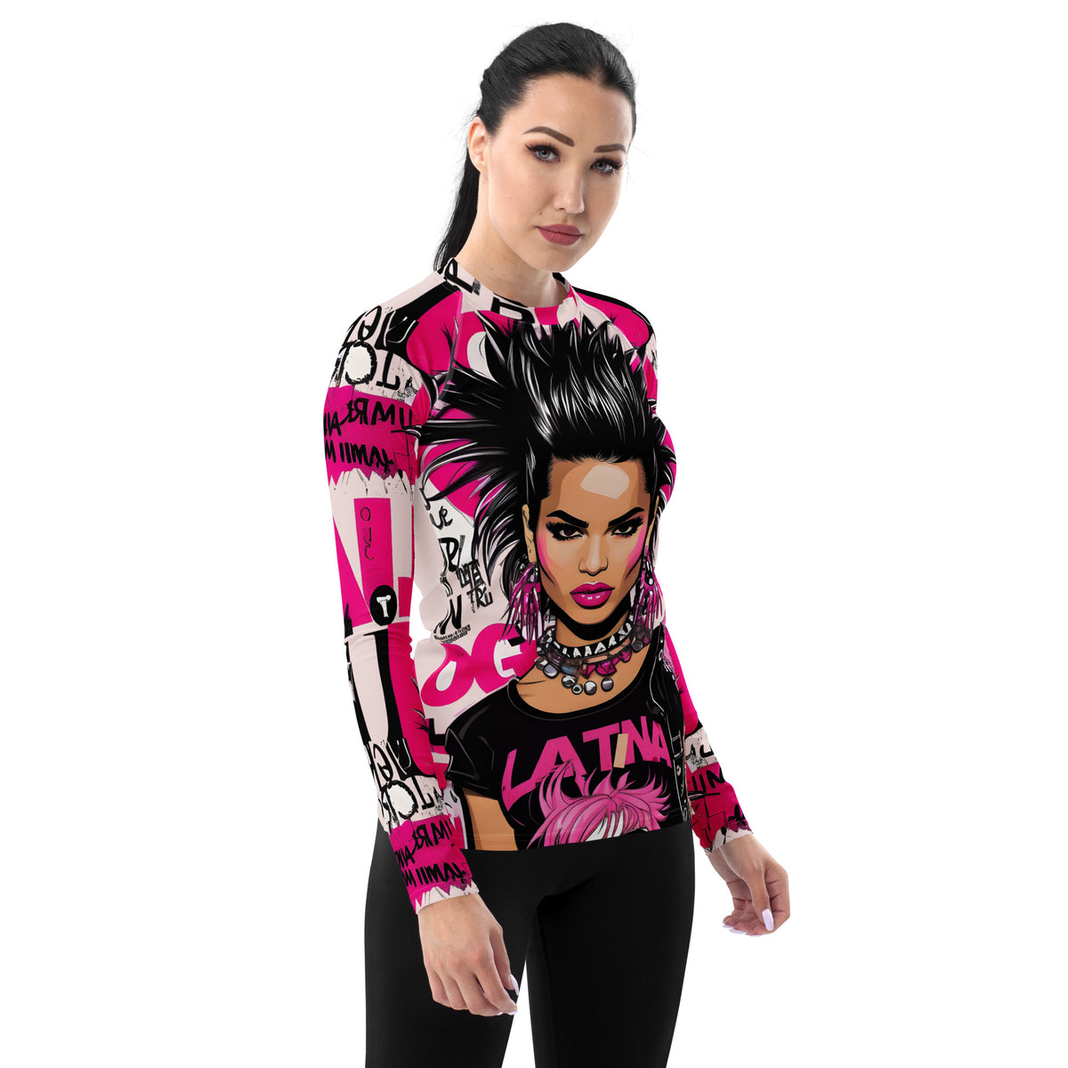 Latina Fashion- Latina Rocker Women's Long Sleeve Shirt