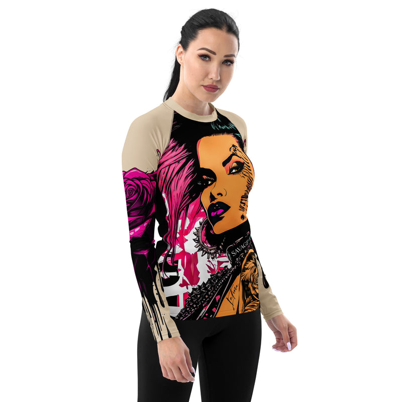 Latina Fashion- Latina Rocks Bad Girl Women's Long Sleeve Shirt