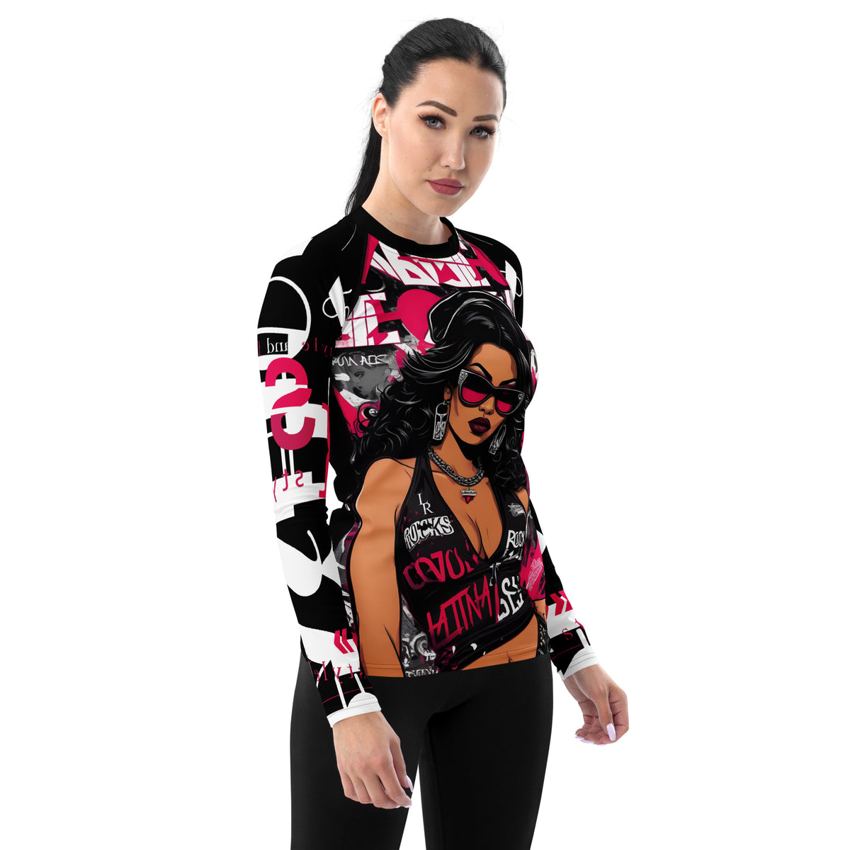 Latina Fashion- Latina Rocks L Diva Women's Long Sleeve Shirt