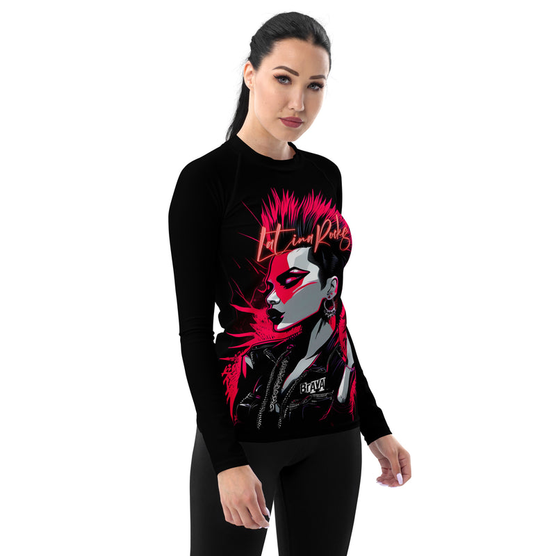 Latina Fashion- Latina Rock Chic Women's Long Sleeve Shirt