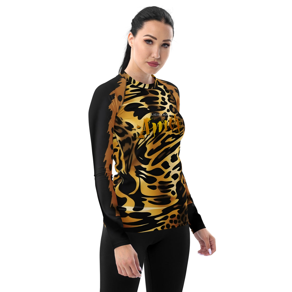 Latina Fashion- Latina Rocks AMOR Women's Long Sleeve Shirt