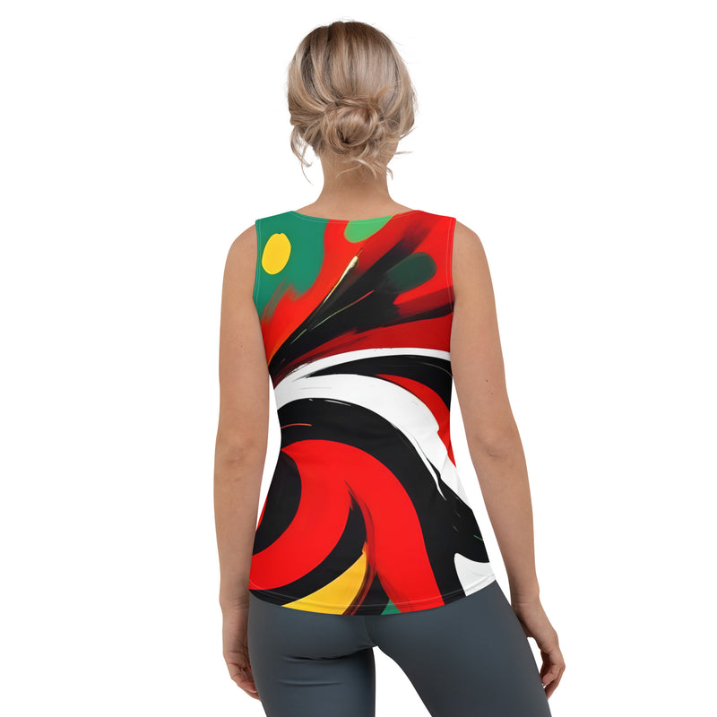 Latina Fashion- Latina Rocks Rasta Tank Top