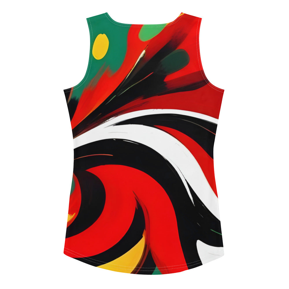 Latina Fashion- Latina Rocks Rasta Tank Top