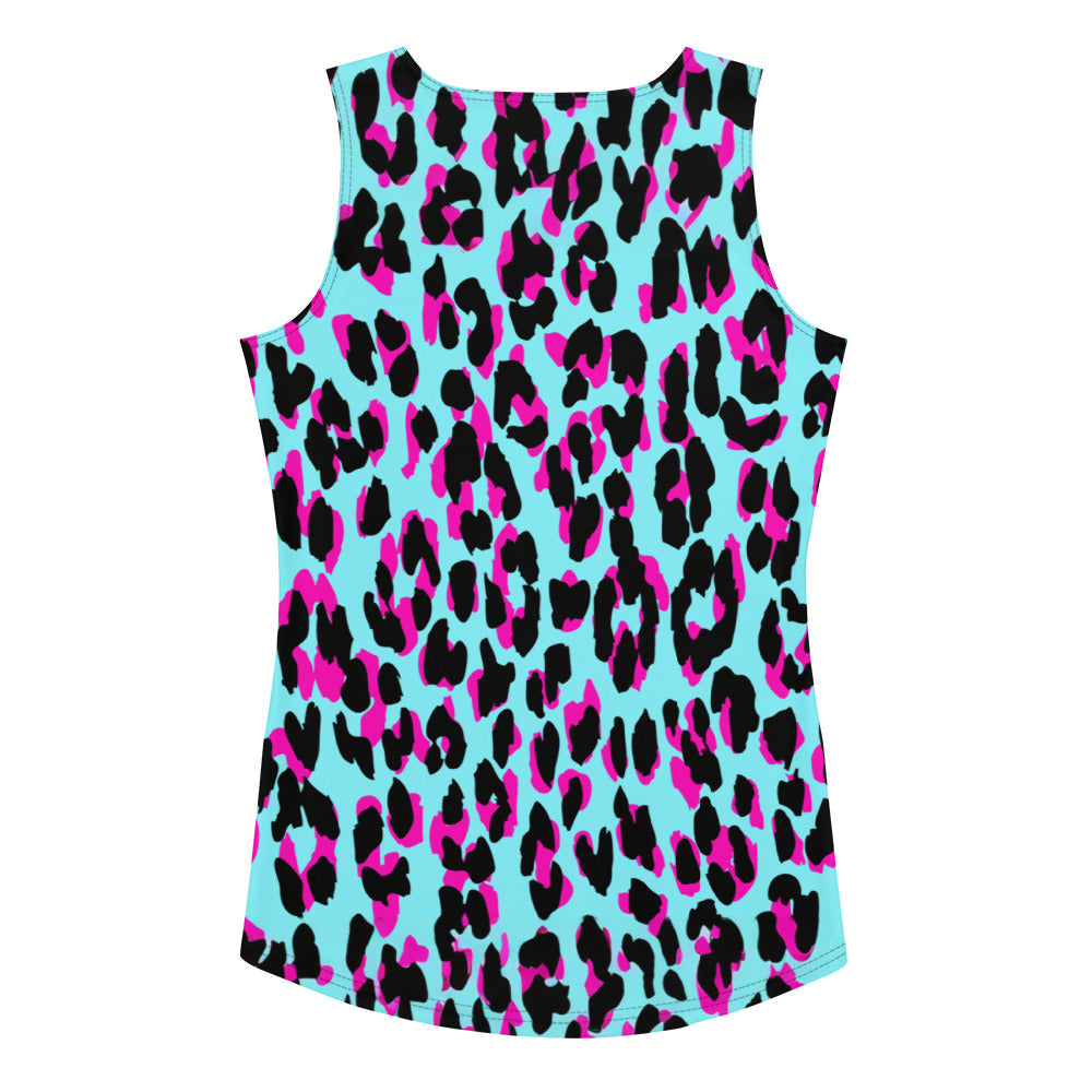 Latina Fashion- Latina Rocks Animal Print Tank Top