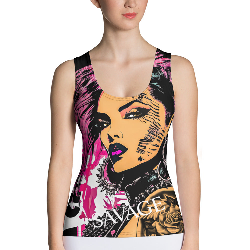 Latina Fashion- Bad Girl Tank Top