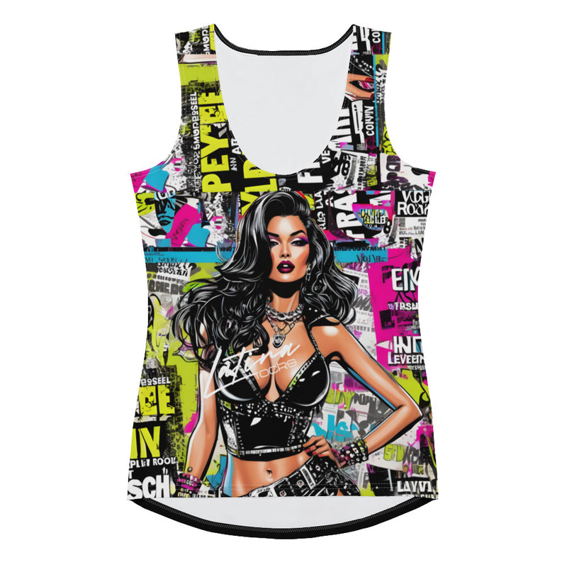 Latina Fashion- Latina Rocks Pop Art Tank Top