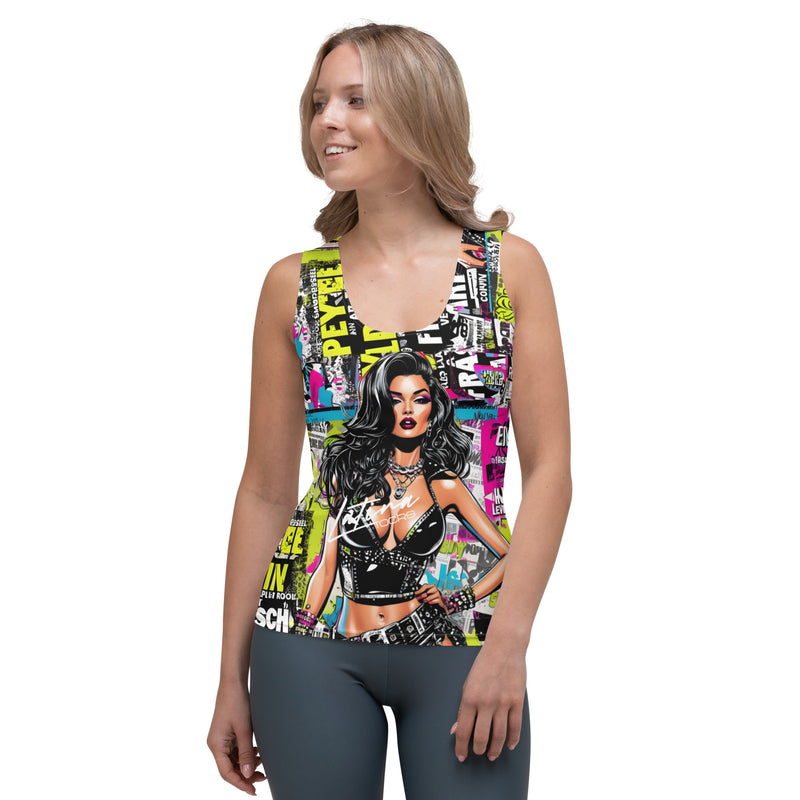 Latina Fashion- Latina Rocks Pop Art Tank Top