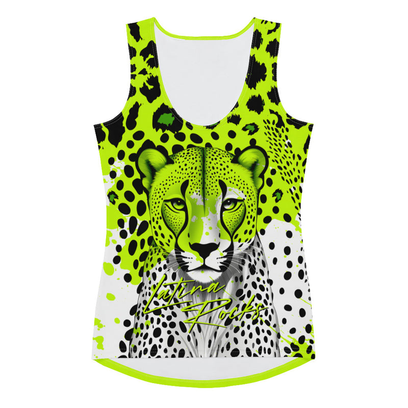 Latina Fashion- Latina Rocks Fierce Cheetah Tank Top