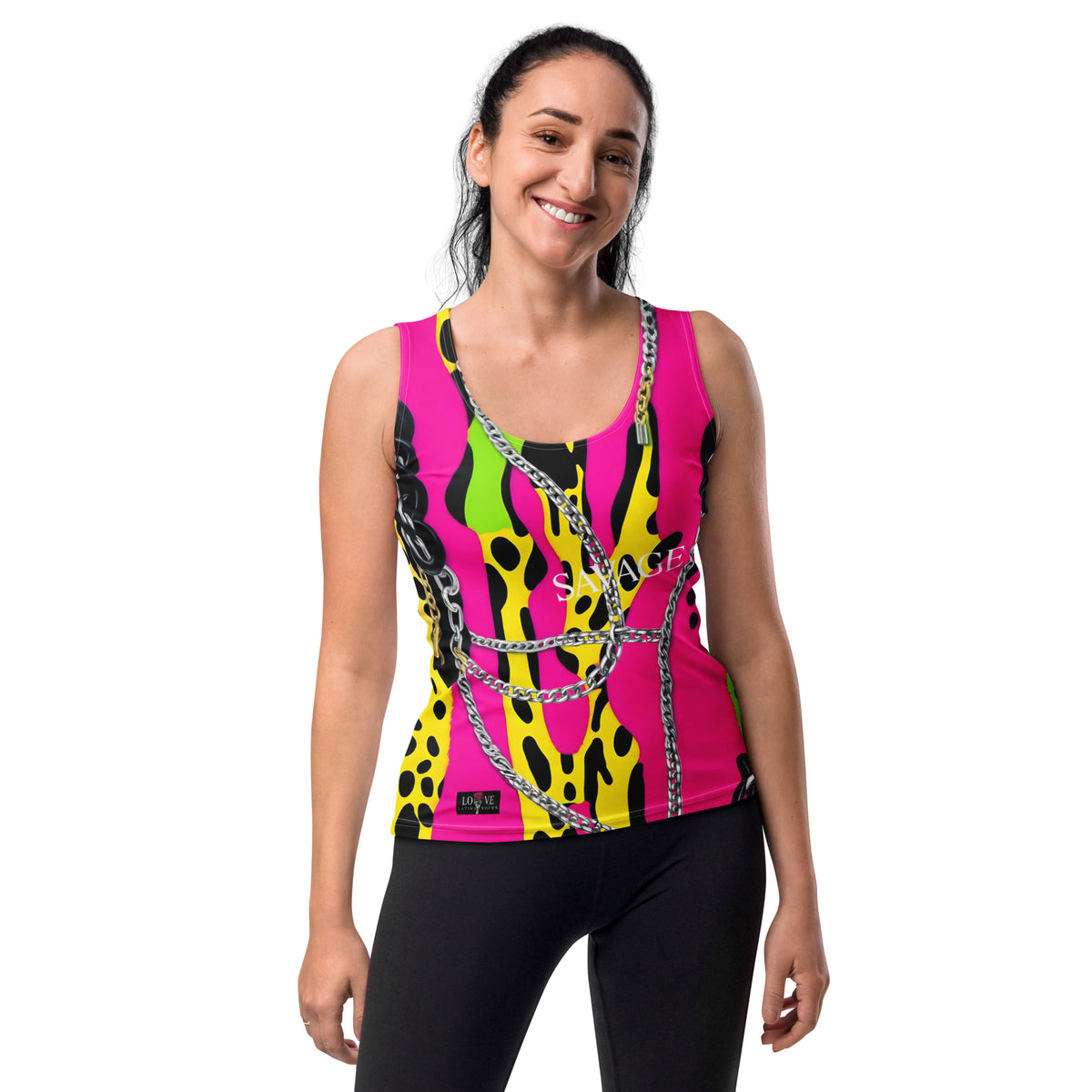 Latina Fashion- Latina Rocks Savage in Chains Tank Top