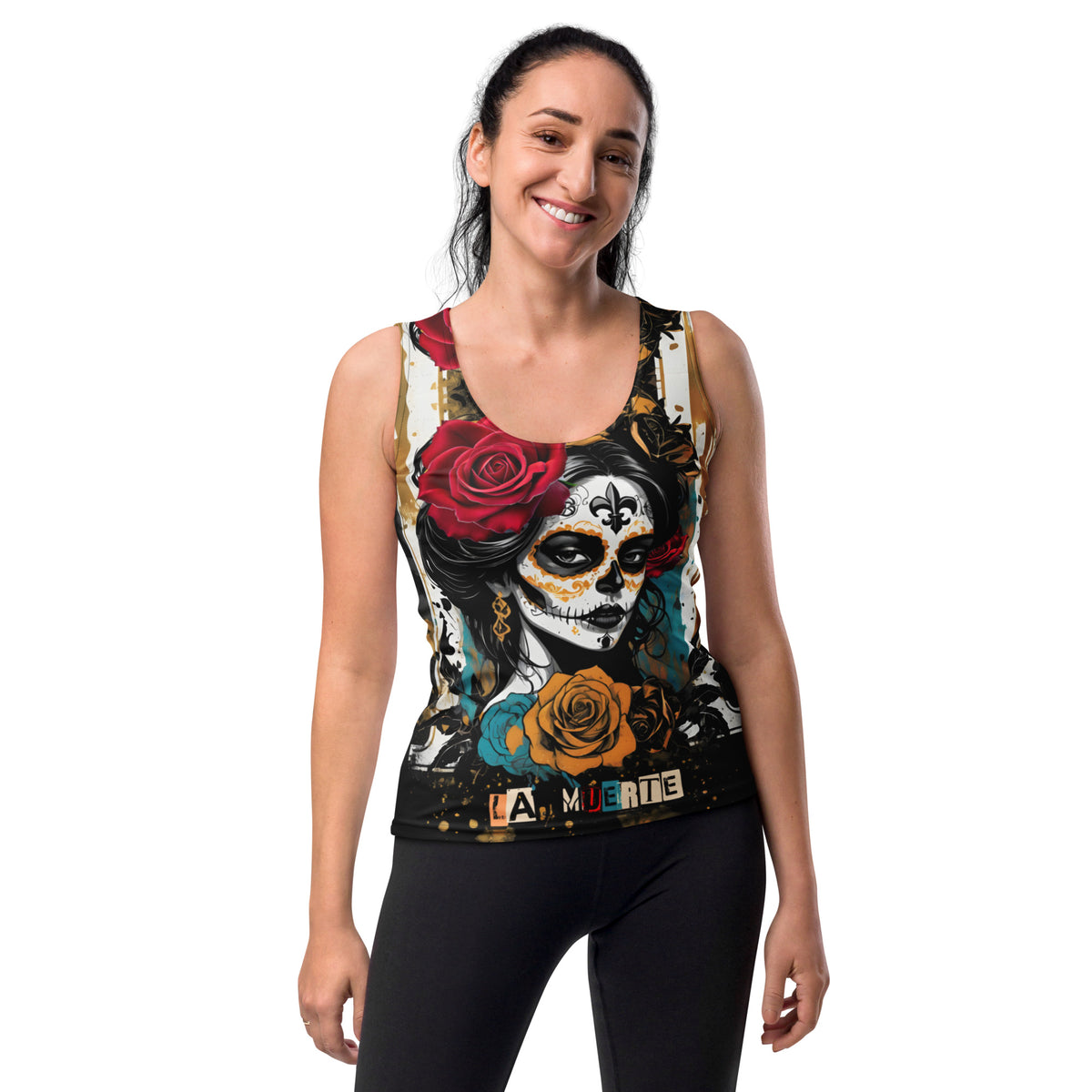 Latina Fashion- Latina Rocks La Muerte Tank Top