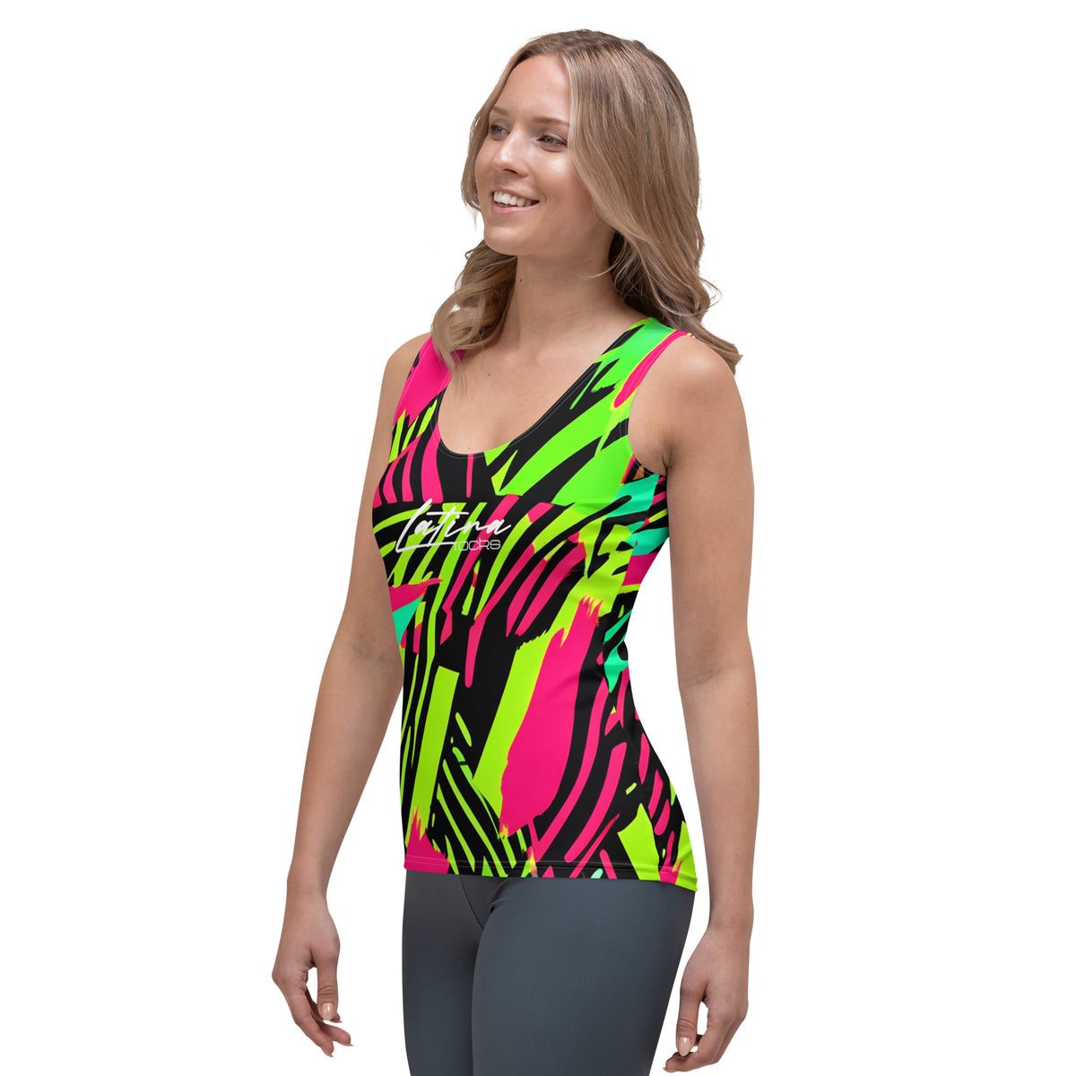 Latina Fashion- Latina Rocks Color Rave Tank Top